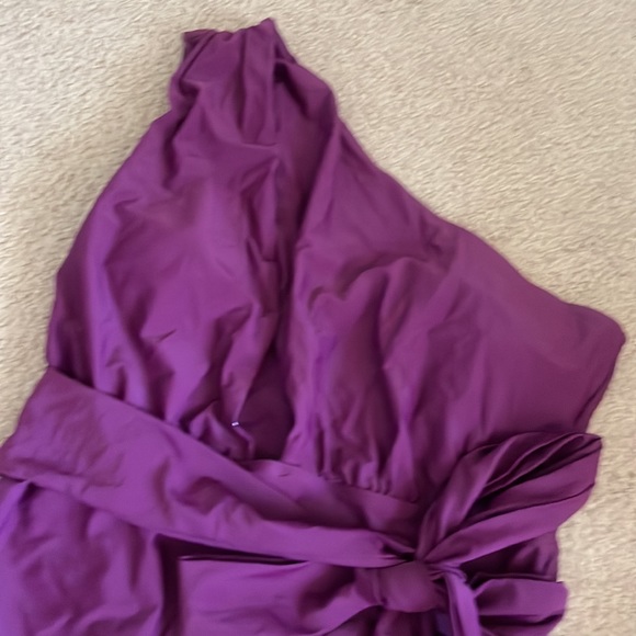 {Rotita} One Piece Swimsuit with tie - Picture 5 of 8